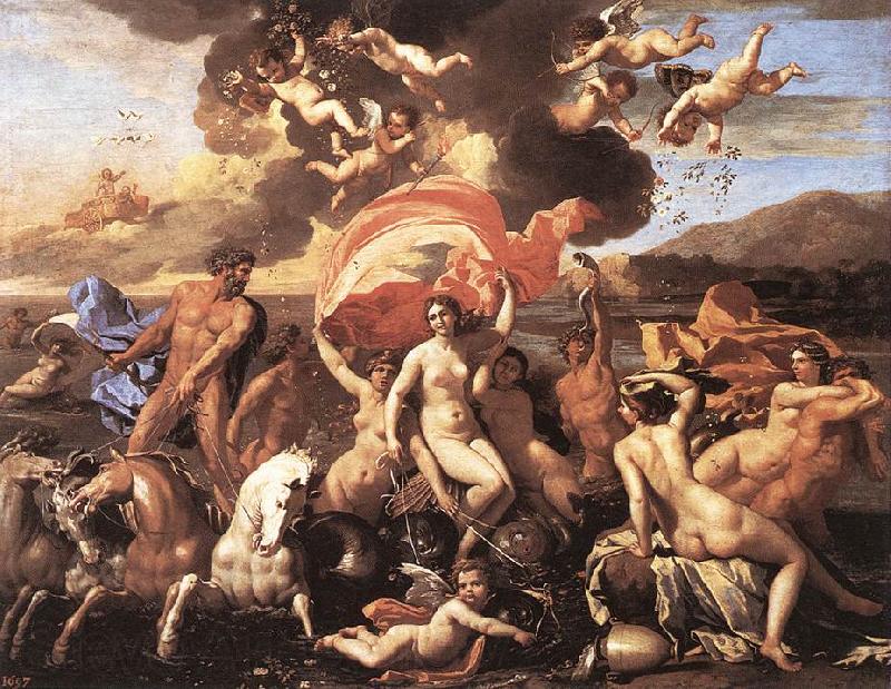 Nicolas Poussin Triumph of Neptune Spain oil painting art